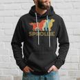 Sprollie Dog Breed Vintage Look Silhouette Hoodie Gifts for Him