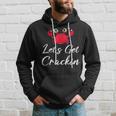 Summer Crab Let's Get Crackin Who Loves Eeting Crabs Hoodie Gifts for Him