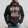 Super Proud Brother Of A 2024 Graduate 24 Graduation Hoodie Gifts for Him