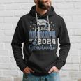 Super Proud Grandpa Of 2024 Graduate Awesome Family College Hoodie Gifts for Him