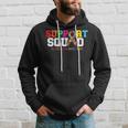 Support Squad Autism Awareness Multicolor Ribbon Hoodie Gifts for Him