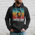 Surf Cayton Bay Scarborough Beach Vintage Retro Surfing Hoodie Gifts for Him