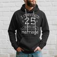 I Survived 25 Years Of Marriage Couple 25Th Anniversary Hoodie Gifts for Him