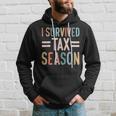 I Survived Tax Season Cpa Accountant Hoodie Gifts for Him