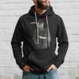 Sweat à capuche Noir Design Papier en Main, Mode Casual pour Fans Cadeaux pour lui