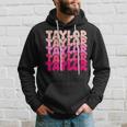 Taylor Vintage Personalized Name I Love Taylor Hoodie Gifts for Him