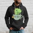 Tea Rex Niedlicher Dinosaurier Tyrannosaurus Rex In Einer Tasse Kapuzenpullover Geschenke für Ihn