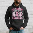 Teacher Of The Sweetest Bunnies Happy Easter Day Teachers Hoodie Gifts for Him