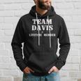 Team Davis Surname Family Last Name Hoodie Gifts for Him