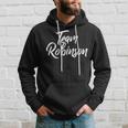 Team Robinson Last Name Of Robinson Family Brush Style Hoodie Gifts for Him