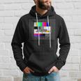 Test Image Sendeschluss 90S Party 80S Outfit Costume Hoodie Geschenke für Ihn