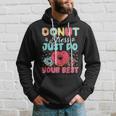 Testing Day Donut Stress Just Do Your Best Cute Teacher Hoodie Gifts for Him