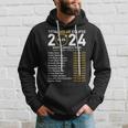 Total Solar Eclipse 2024 North America Tour State Totality Hoodie Gifts for Him