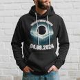 Total Solar Eclipse 2024 Path Of American Mountains View Ar Hoodie Gifts for Him