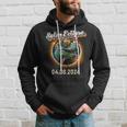 Total Solar Eclipse T-Rex April 8 2024 America Solar Eclipse Hoodie Gifts for Him