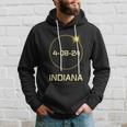 Totality Path 2024 Indiana Total Eclipse Pocket Hoodie Gifts for Him