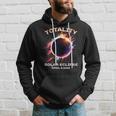 Totality Solar Eclipse April 8 2024 Event Souvenir Graphic Hoodie Gifts for Him