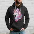 Trans Pride Einhorn Lgbt-Trans-Alliierter Black Hoodie Geschenke für Ihn