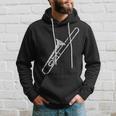 Trombone Vintage White Trombonist Hoodie Gifts for Him