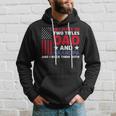 I Have Two Titles Dad And Grandpa Fathers Day Usa Flag Hoodie Gifts for Him