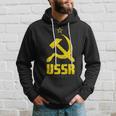 Udssr Used Look Hammer & Sickle Soviet Union Red Hoodie Geschenke für Ihn