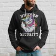 Unicorn Security Manly Muscular Unicorn Lovers Hoodie Gifts for Him