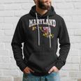 Us Citizen Proud America State Flag Land Map Maryland Hoodie Gifts for Him