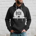 Utah 801 Beehive State Area Code Hoodie Gifts for Him