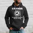 Va-Thor Wie Ein Normaler Papa Nuriel Coolerater Spruch Kapuzenpullover Geschenke für Ihn