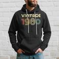 Vintage 1980 43Rd Birthday Hoodie Gifts for Him