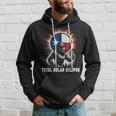 Vintage Bigfoot Total Solar Eclipse Texas Flag Hoodie Gifts for Him