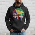 Vintage British & Guyanese Flags Uk And Guyana Hoodie Gifts for Him