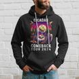 Vintage Cat Selfie With Cicada Comeback Summer Tour 2024 Hoodie Gifts for Him