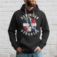 Vintage Dominican Baseball Batter Dominican Republic Flag Hoodie Gifts for Him