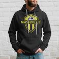 Vintage Nashville Tennessee Tn Blue And Yellow er Hoodie Gifts for Him