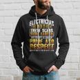 Vintage Pride Appreciation Electrician The Pain Is Real Hoodie Gifts for Him