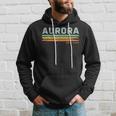 Vintage Stripes Aurora Ny Hoodie Gifts for Him