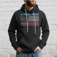 Vintage Sunset American Flag Averill Park New York Hoodie Gifts for Him
