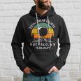 Vintage Total Solar Eclipse Usa Buffalo New York 4082024 Hoodie Gifts for Him