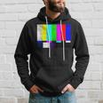 Vintage Tv Test Pattern Color Bars Graphic Presents Hoodie Gifts for Him