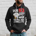 Vor 52 Jahren War Ich Mal Der Schnellste 52 Birthday Man Kapuzenpullover Geschenke für Ihn