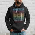 Vote As If Your Skin Is Not White Human's Rights Apparel Hoodie Gifts for Him