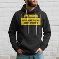 Warning May Start Talking About Politics Debate Hoodie Gifts for Him