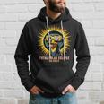 Weiner Dachshund Dog Watching Total Solar Eclipse Hoodie Gifts for Him