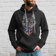 Wolf In Flag Of Usa Bandana Hoodie Gifts for Him