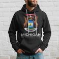 The Wolverine State Michigan Flag Detroit Great Lakes Hoodie Gifts for Him