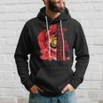 Womens Veterans Red Poppy I Am The Storm Inspire Hoodie Gifts for Him