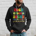 World Down Syndrome Awareness Day Rock Your Socks Groovy Hoodie Gifts for Him