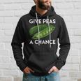 World PeasPeace Give Peas A ChanceEarth Day Hoodie Gifts for Him