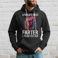 Worlds Best Farter I Mean Father Best Cat Dad Father's Day Hoodie Gifts for Him